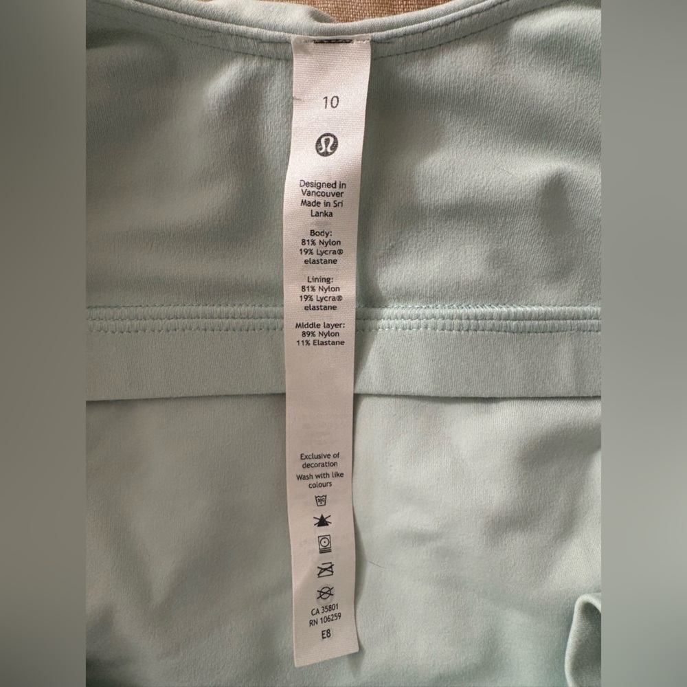 Lululemon Athletica Align Light Green Crop Top - Picture 6 of 7